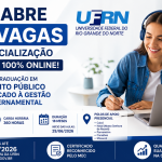 UFRN abre 150 vagas para especialização gratuita