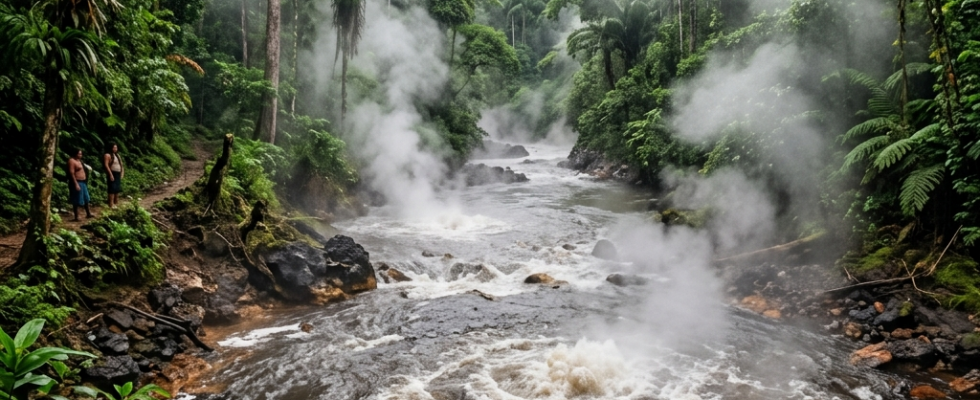 Rios Ferventes na Amazônia